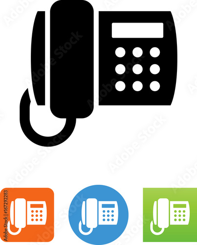 Office Phone Icon - Illustration