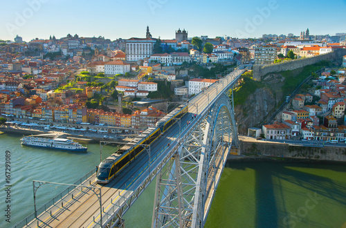 Porto skyline in daytime. P...