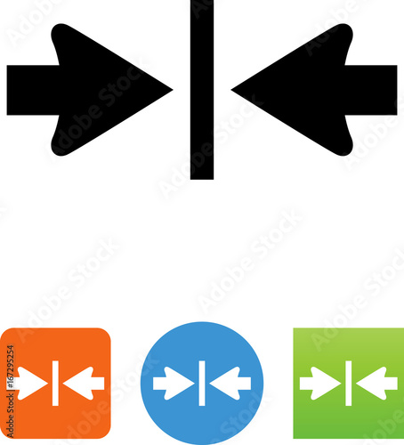 Push Arrow Icon - Illustration