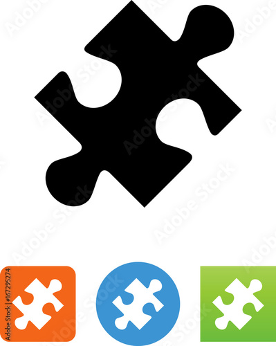 Puzzle Piece Icon - Illustration