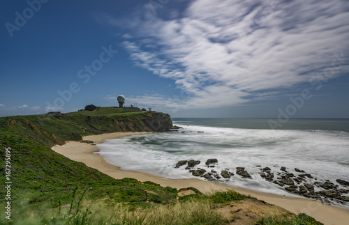 Long Exposure of Half Moon Bay at Mavericks 