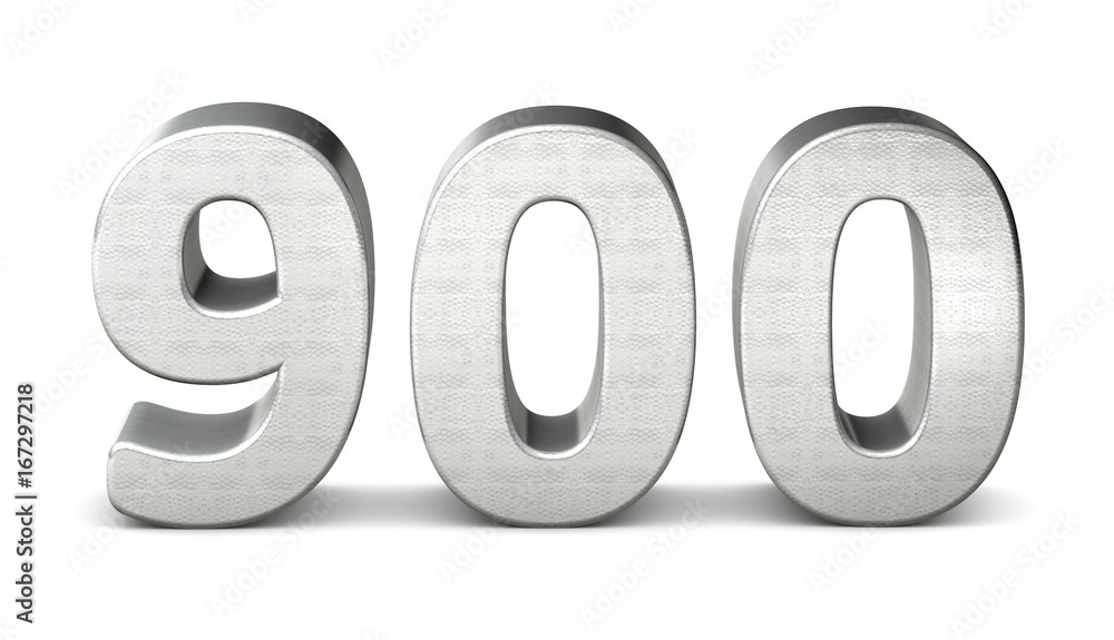 900 zahl silber 3d number silver struktur Stock Illustration | Adobe Stock