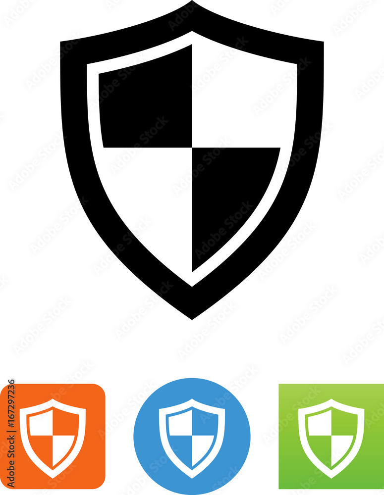 Protective Shield Icon - Illustration Protective Shield Icon - Illustration