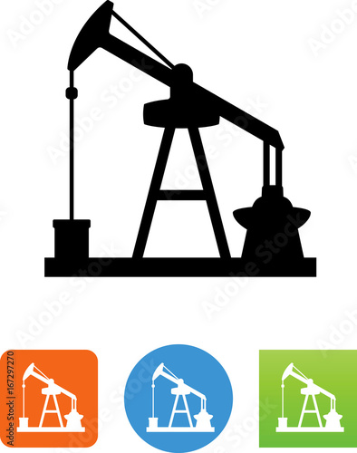 Pumpjack Icon -  Illustration