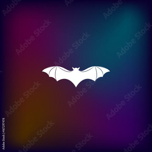 Bat silhouette icon