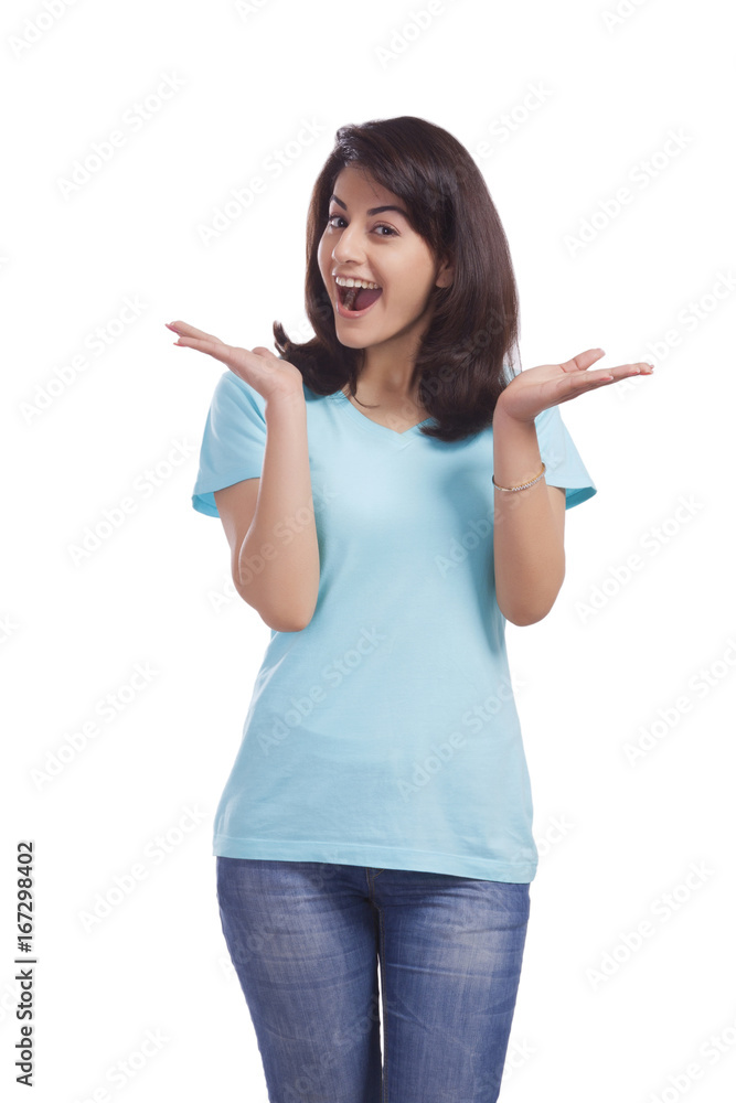 Portrait of a happy woman