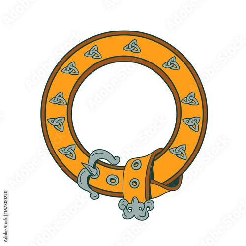 Celtic Belt Knotwork Drawing