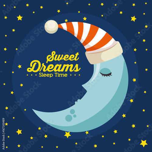 sweet dreams sleeping time icon