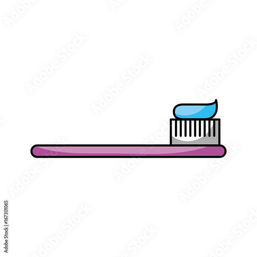 dental toothbrush isolated icon vector illustration design