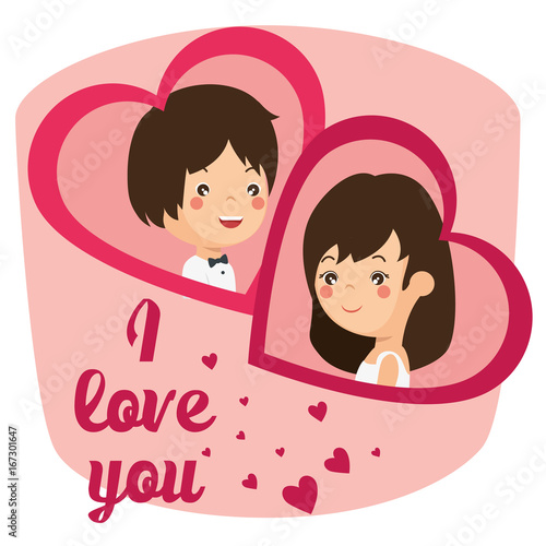 couple in love together forever icon