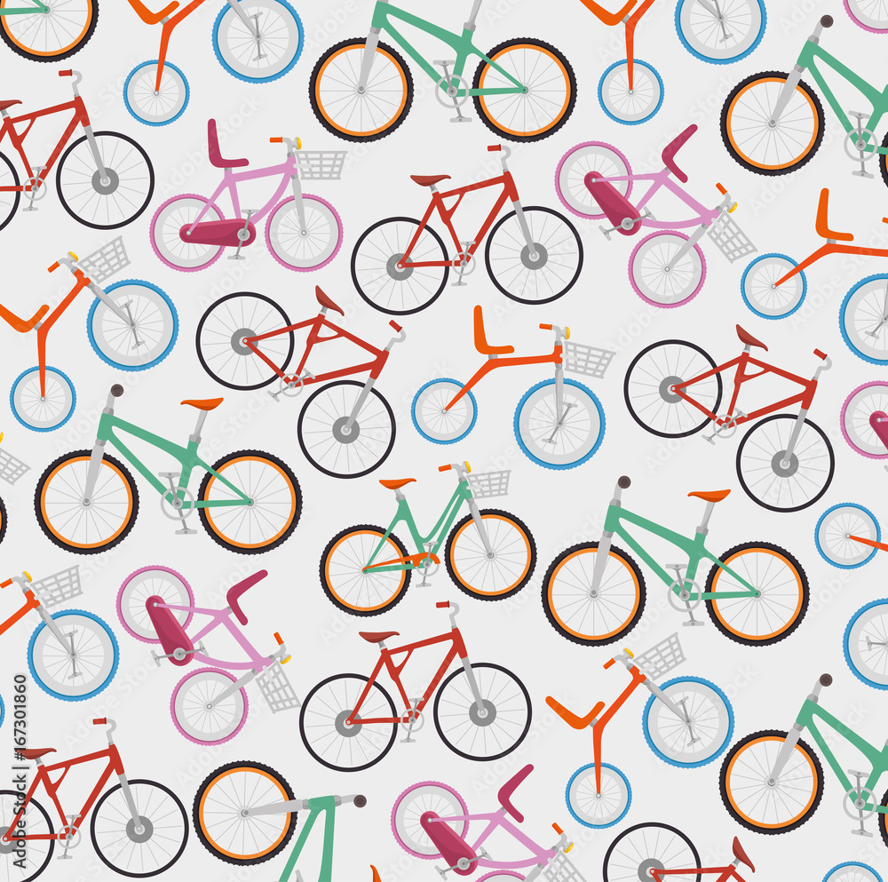 seamless bicycles pattern seamless bicycles pattern