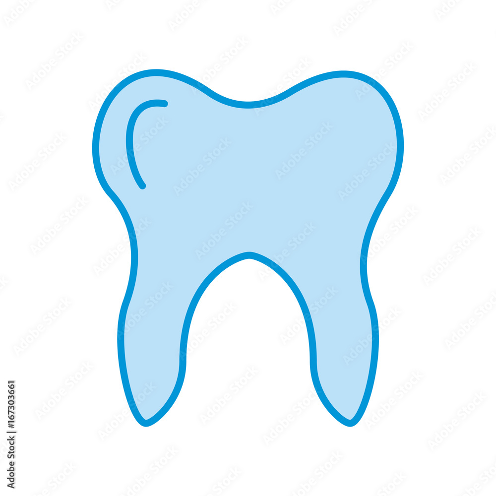 Human tooth isolated icon vector illustration design Human tooth isolated icon vector illustration design