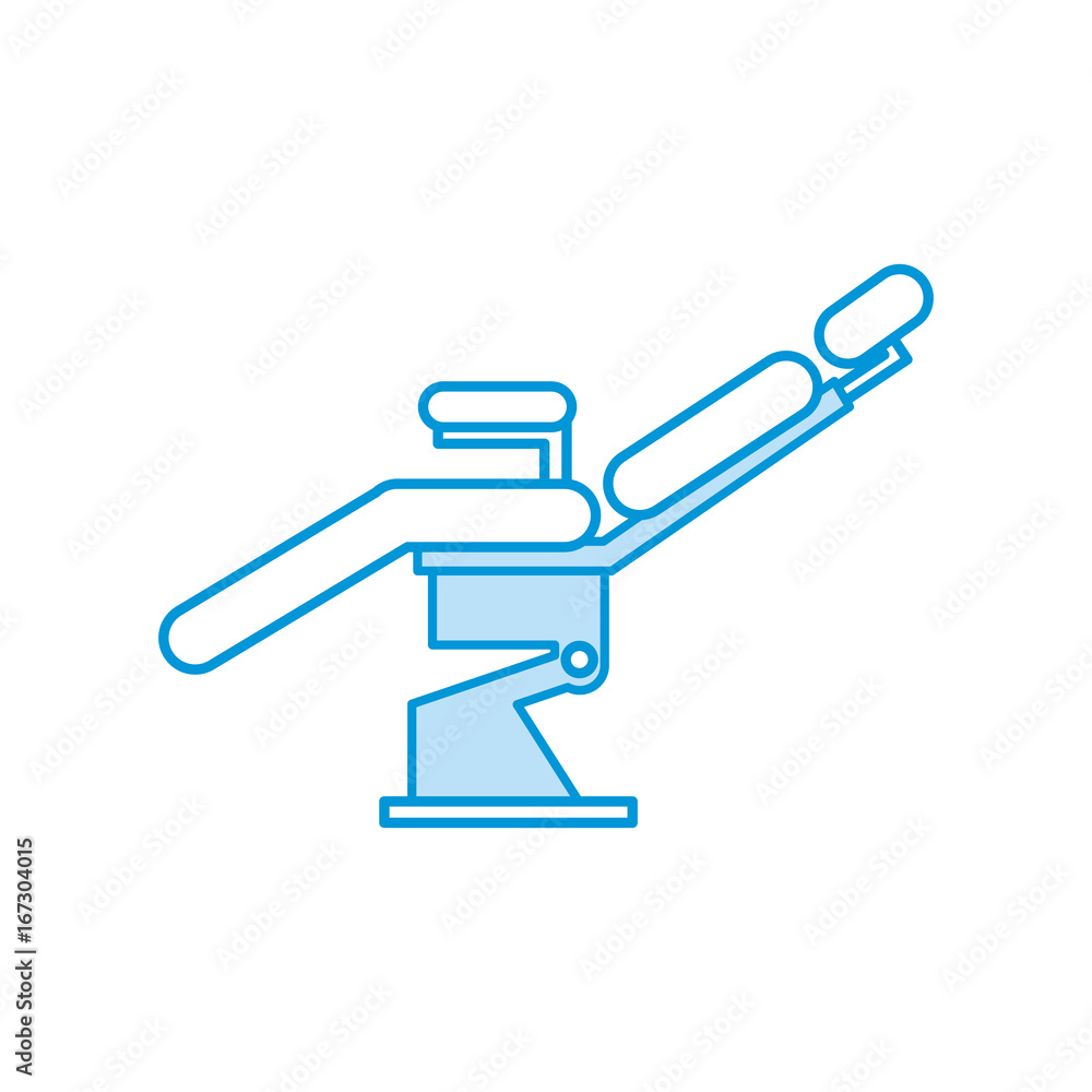 Dentistry chair isolated icon vector illustration design Dentistry chair isolated icon vector illustration design