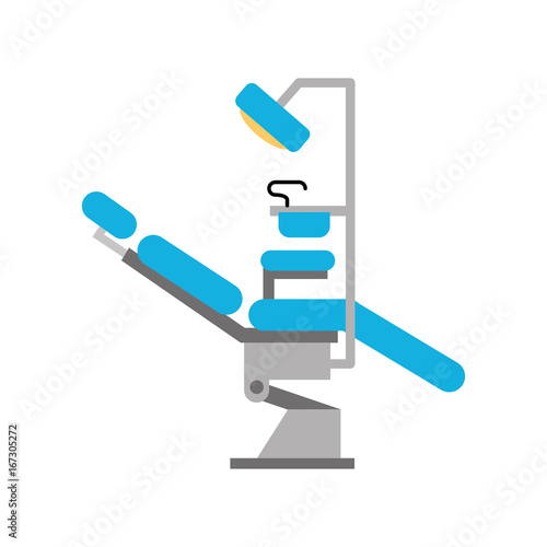 Dentistry chair isolated icon vector illustration design