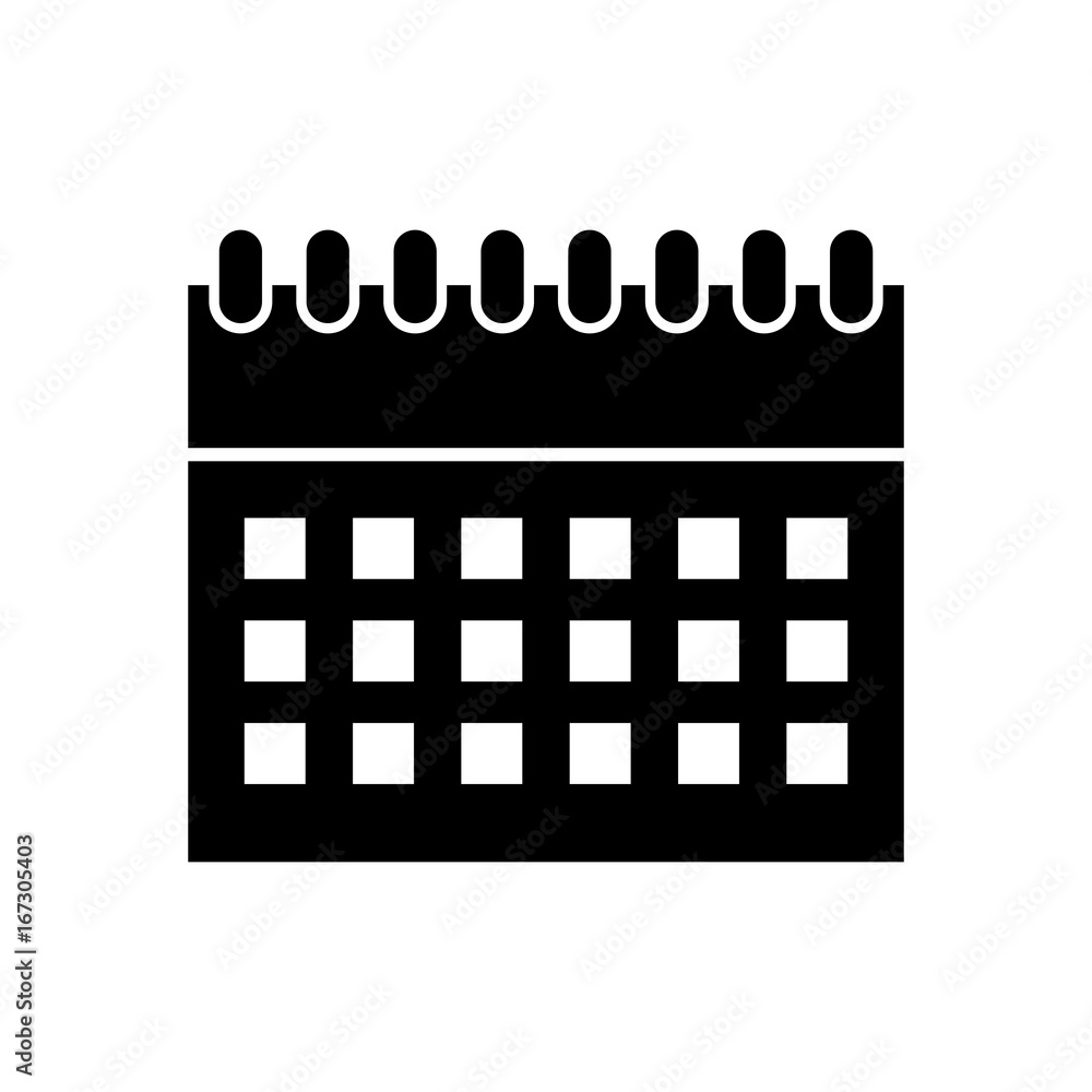 calendar reminder isolated icon vector illustration design