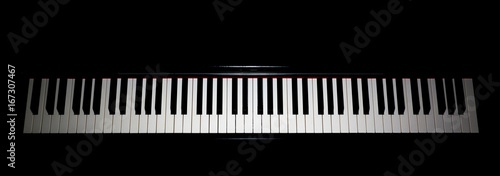Piano keyboard  low key images