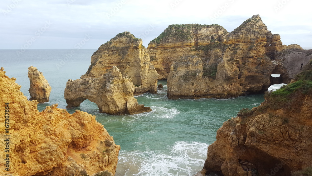 Landscapes of Lagos Algarve portugal 