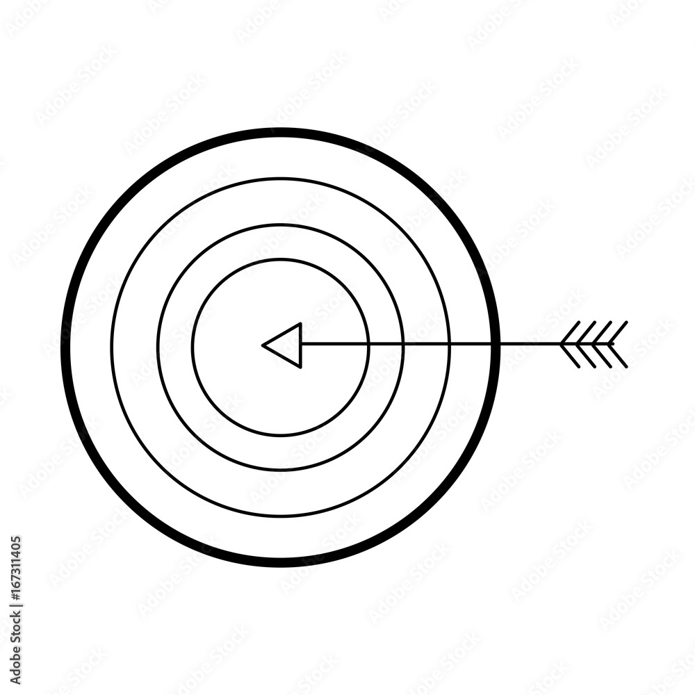target with arrow icon vector illustration design target with arrow icon vector illustration design