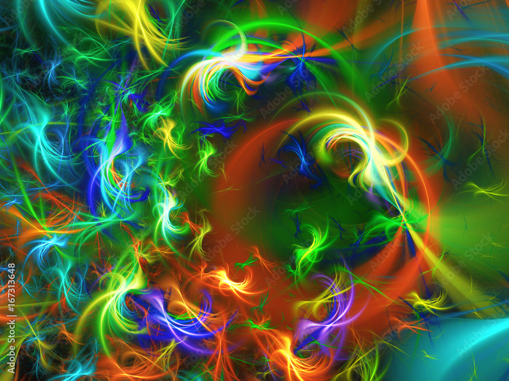 Abstract fractal background