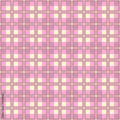 Pink Plaid Pattern Design