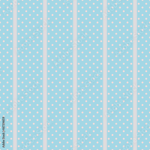 Polka dot seamless background.