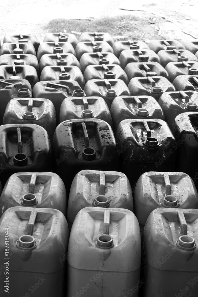 Obraz premium chemical waste container