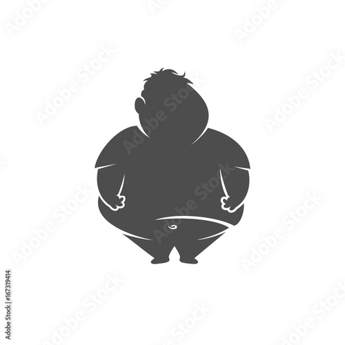 fat silhouette logo
