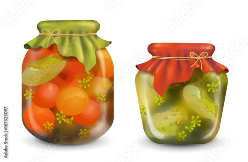 Homemade Preserves Vector