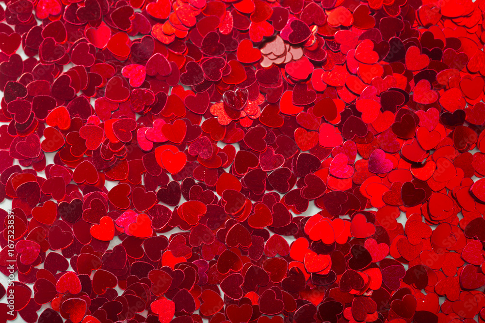 heart-shaped pailettes heart-shaped pailettes