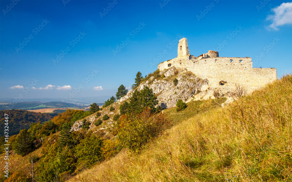 Medieval castle Cachtice, the historic residence of the famous Bathory Countess, central Europe, Slovakia. Medieval castle Cachtice, the historic residence of the famous Bathory Countess, central Europe, Slovakia.