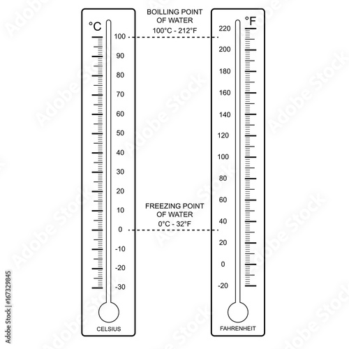 thermometers on white background vector illustration 