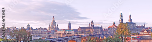 Dresden Panorama Brühlsche Terrasse 