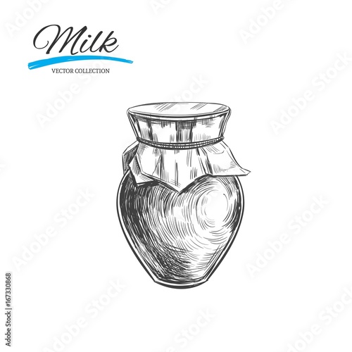 Dairy products vector