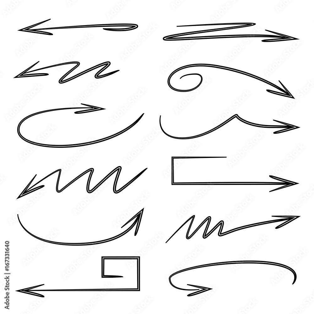 comic and cartoon arrows comic and cartoon arrows