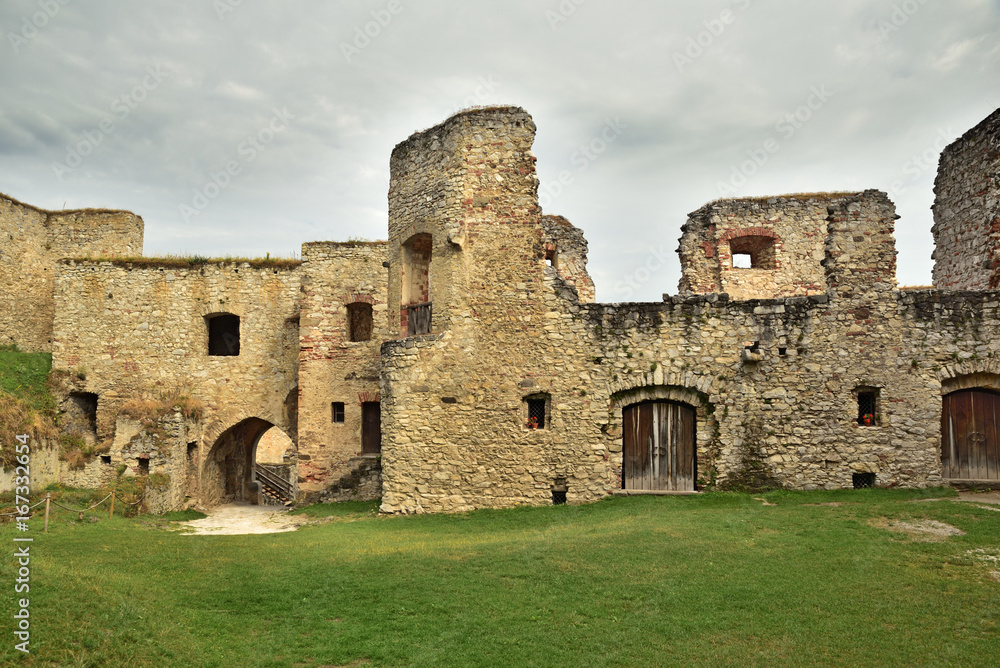 Medieval Rabi castle in the Czech Republic, Europe