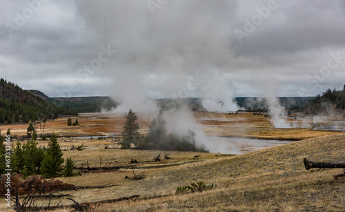 Yellowstone Geysers and Steam Pools