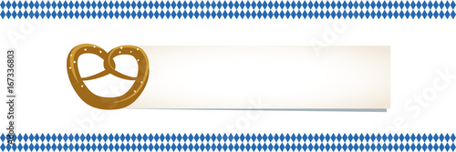 oktoberfest banner bretzel