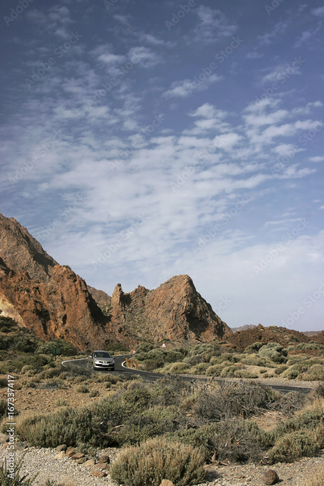 Unterwegs im Parque Nacional del Teide Unterwegs im Parque Nacional del Teide
