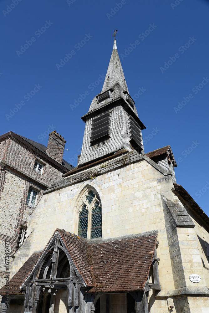 Fototapeta premium Kirche in Honfleur, Normandie