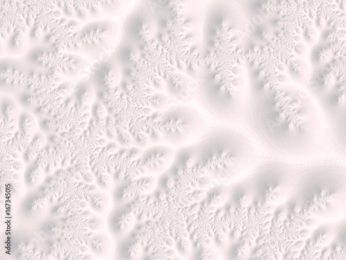 The white Plaster in the form of a Fractal