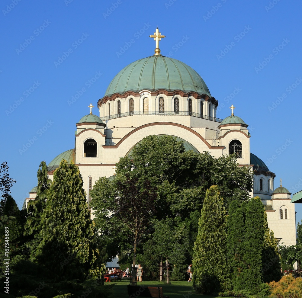 Saint Sava temple in Belgrade