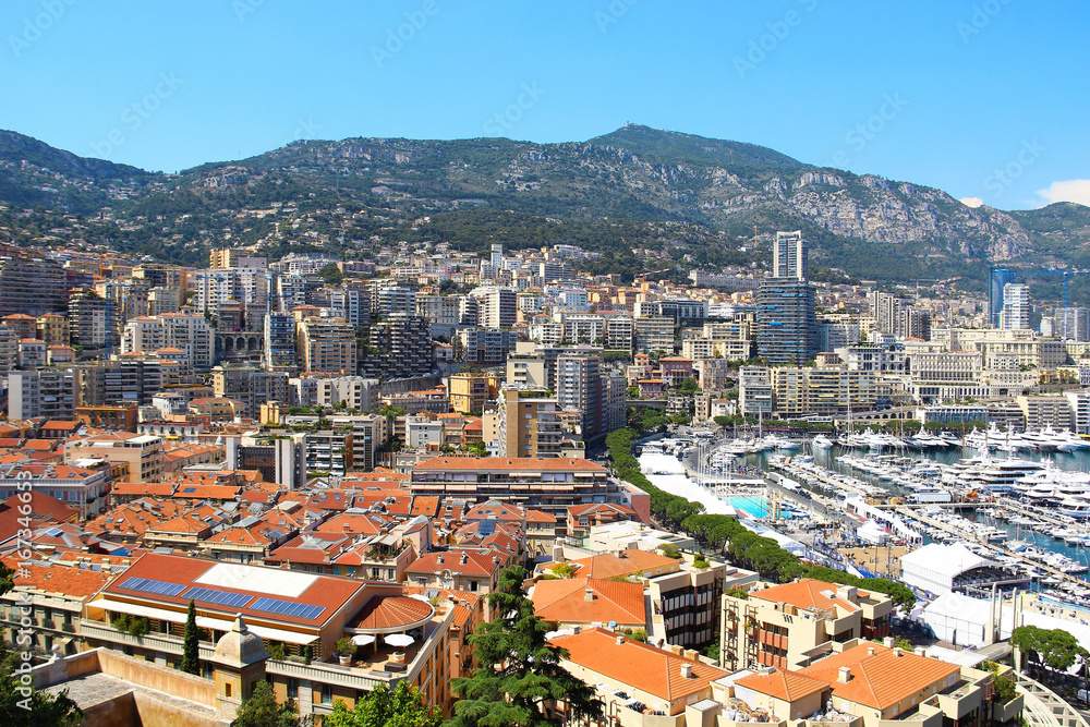 Hercule port and La Condamine, Monaco