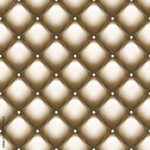 Soft Gloss seamless Quilted Pattern. EPS 10 vector