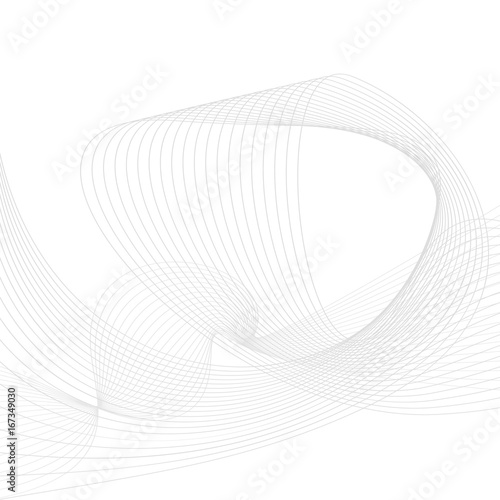 abstract smooth gray wave curve motion lines graphic