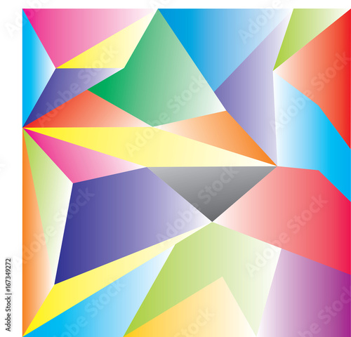 Abstract Polygonal Geometric Triangle Background