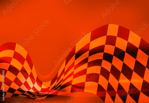 race flag wave, waveing checkered flag background layout