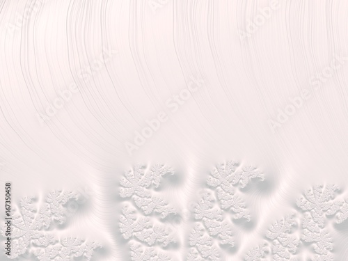 The white Plaster in the form of a Fractal