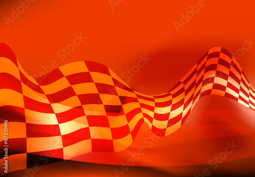 race flag wave, waveing checkered flag background layout