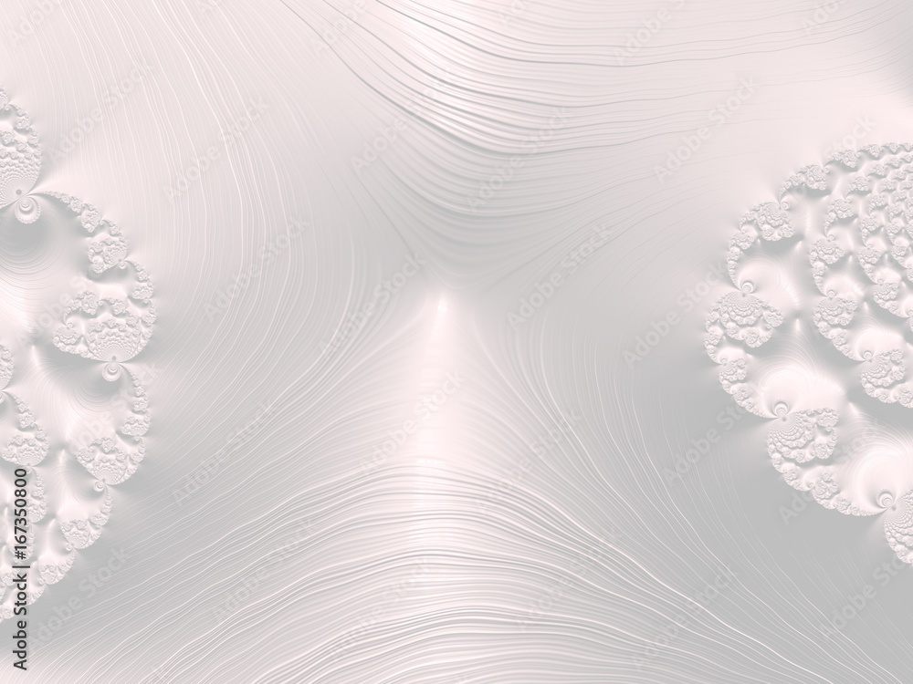 The white Plaster in the form of a Fractal The white Plaster in the form of a Fractal