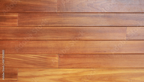 Horizontal wood plank wall background.
